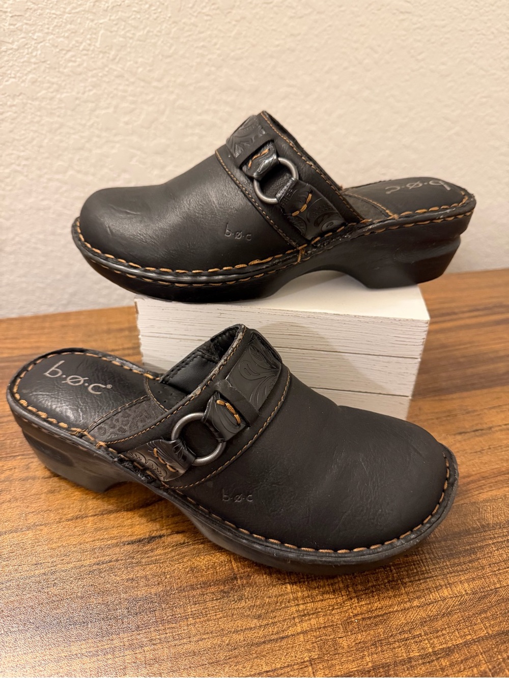 b.o.c. Born Concept Black Madeleine Clog - 8